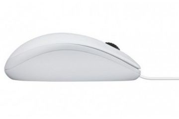 miške LOGITECH Miška Logitech OEM B100 Optical mouse, bela, USB