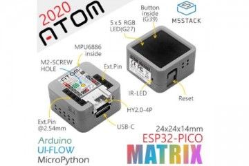 m5stack M5STACK ATOM Matrix ESP32 Development Kit, M5STACK C008-B