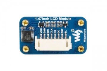  WAVESHARE 1.47inch LCD Display Module, Rounded Corners, 172x320 Resolution, SPI Interface, Waveshare 22224