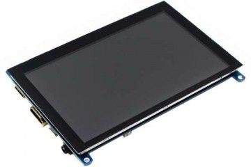 lcd WAVESHARE 5inch Capacitive Touch Screen LCD (H), 800×480, HDMI, Various Systems Support, Waveshare 14300