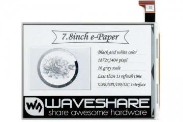 e-paper WAVESHARE 1872×1404, 7.8inch E-Ink raw display, Waveshare 16711
