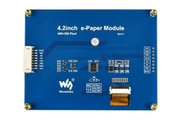 e-paper WAVESHARE 400x300, 4.2inch E-Ink display module, yellow/black/white three-color, Waveshare 14228