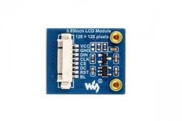 lcd WAVESHARE 0.85inch LCD Display Module, IPS Panel, 128×128 Resolution, SPI Interface, 65K colors, Waveshare 26117