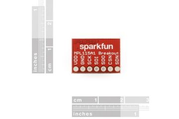 breakout boards  SPARKFUN SparkFun Barometric Pressure Sensor Breakout - MPL115A1, spark fun 09721