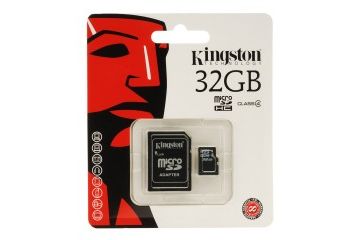 sd kartice KINGSTON 32 GB microSDHC Class 10, Flash Card W adapter, Kingston, SDC10G2-32GB