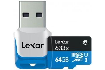  LEXAR 64 GB MicroSDXC Micro SD Card, Lexar, LSDMI64GBBEU633R