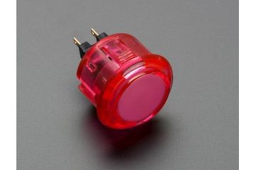 buttons and switches ADAFRUIT Arcade Button - 30mm Translucent Pink, Adafruit 472