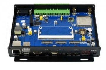 HATs WAVESHARE Industrial IoT Mini-computer Add-ons, 4G - PoE Features, Based on Raspberry Pi Compute Module CM3 - CM3+ Series, Waveshare 19061