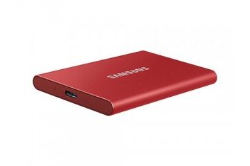 diski SSD SAMSUNG Zunanji SSD 500GB Type-C USB 3.2 Gen2 V-NAND UASP, Samsung T7, rdeč