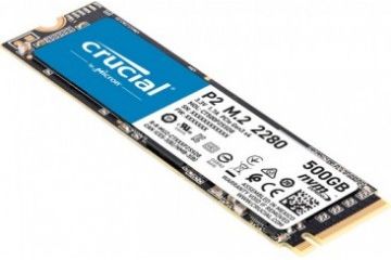 diski SSD CRUCIAL SSD 500GB M.2 80mm PCI-e 3.0 x4 NVMe, 3D QLC, CRUCIAL P2