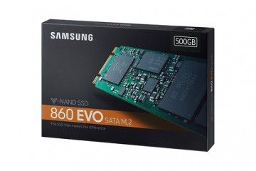 diski SSD SAMSUNG SSD 500GB M.2 80mm SATA3 V-NAND TLC, Samsung 860 EVO
