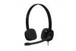 slušalke in mikrofoni LOGITECH Slušalke Logitech H151, črne, stereo