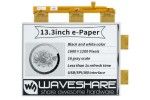 e-paper WAVESHARE 13.3inch e-Paper e-Ink Raw Display, 1600×1200, Black / White, 16 Grey Scales, Parallel Port, Without PCB, Waveshare 15598