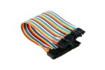 wires, headers JH ELECTRONICS FEMALE-FEMALE 30CM WIRE, 40 PIECES, JH ELEC. YXA369
