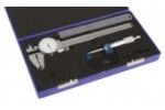 orodja RS PRO Metric & Imperial Dial Caliper, Micrometer, Rule Measuring Set, RS Pro, 841-2527